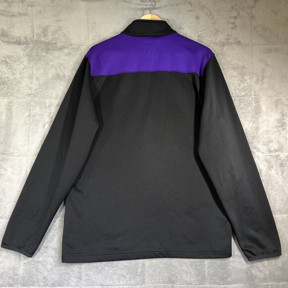 Colorado Rockies 1/4 Zip Pullover Men Large Fleece Lined MLB Genuine Merchandise - Picture 4 of 10